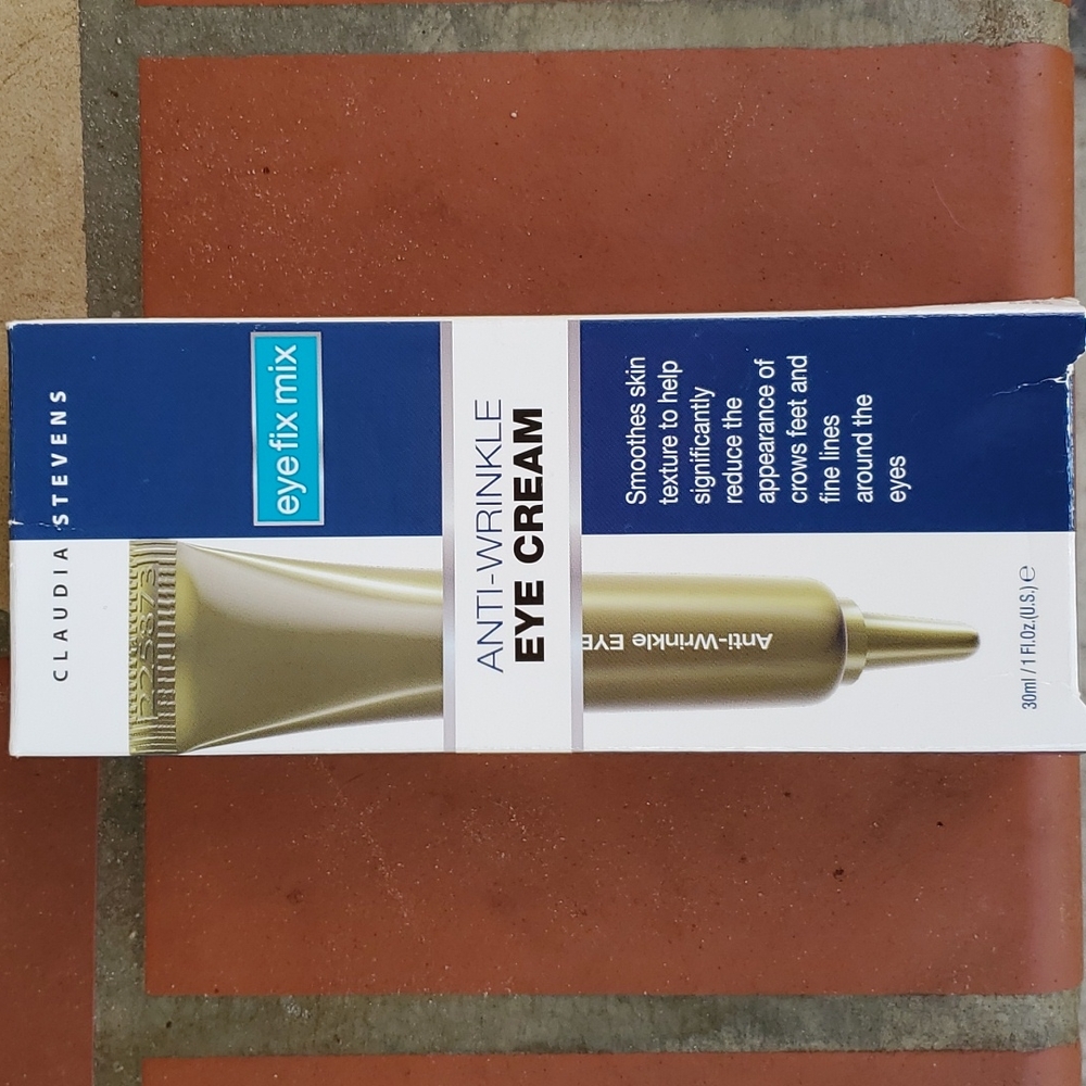 PULL Claudia Steven's Anti-Wrinkle Eye Cream. 1 fl. oz. Eye Fix Mix. NIB.